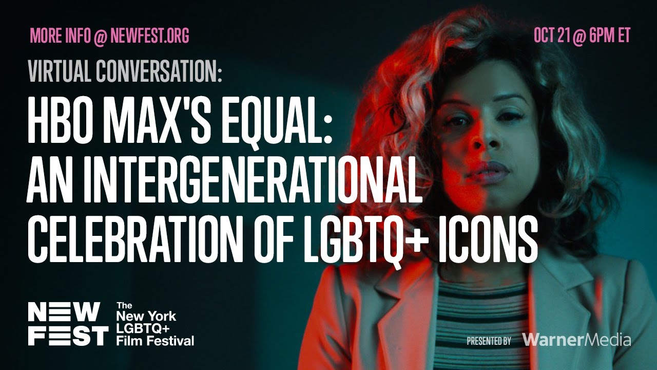 A Virtual Conversation: An Intergenerational Celebration of LGBTQ+ Icons Poster from the NEW FEST on the panel A Virtual Conversation: An Intergenerational Celebration of LGBTQ+ Icons