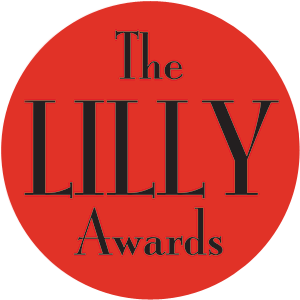 The red & white logo of the LILY Awards Foundation.
