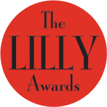 The red & white logo of the LILY Awards Foundation.