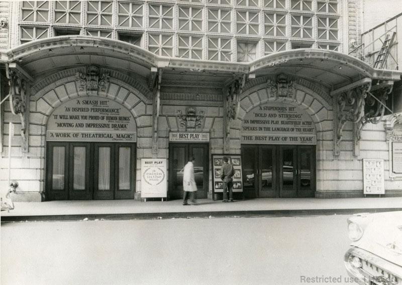 The theatrical posters from A Raisin in the Sun at the Ethel Barrymore ...